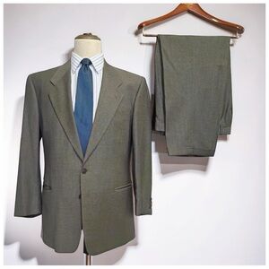 MANI Giorgio Armani Gray Black 2Pc Suit | 32x27  Tailored Italian Classic